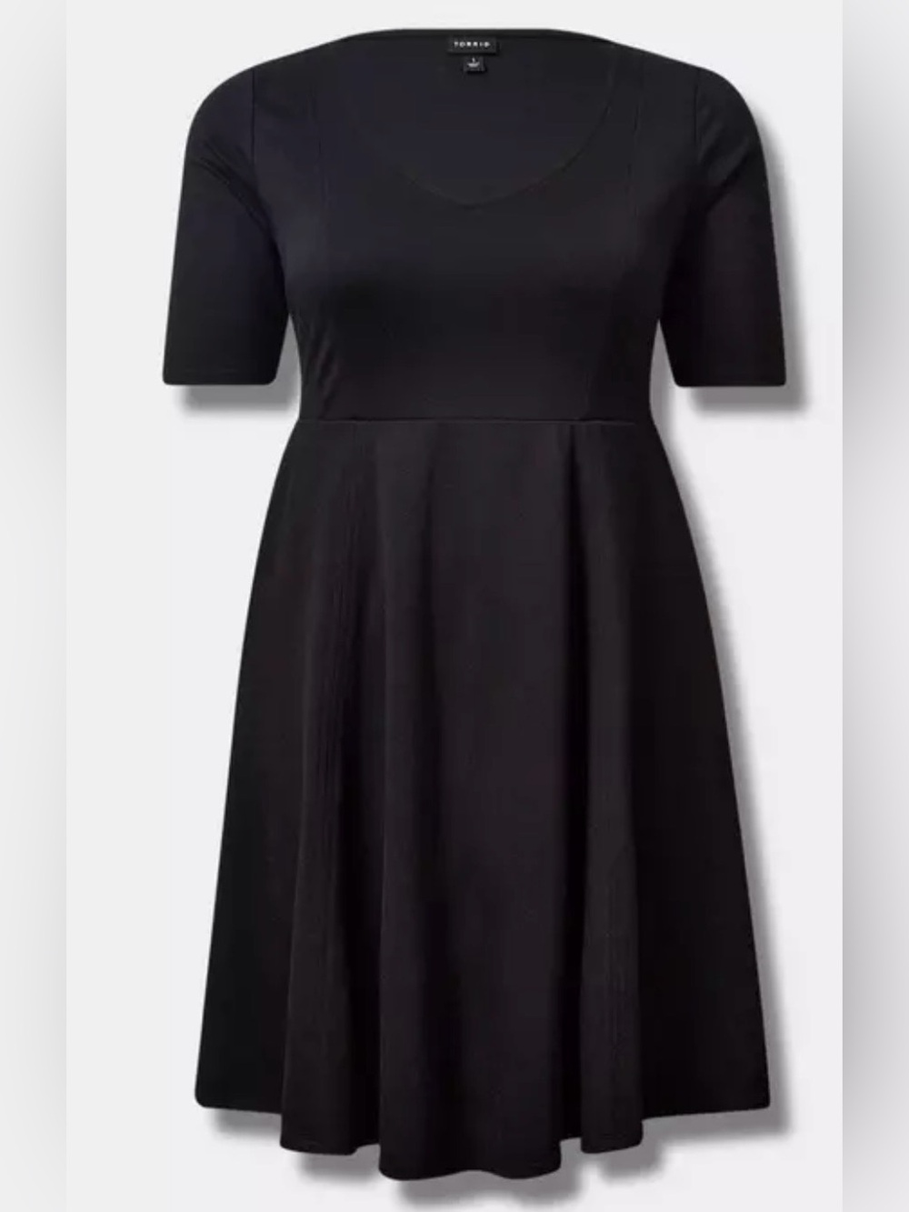 Torrid Mini Ponte V-Neck Slater Dress